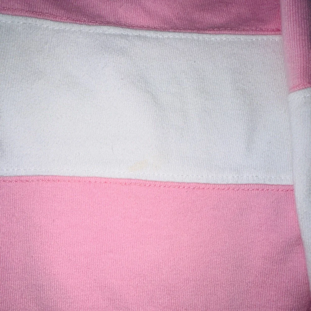 Lansdowne Heritage Collection‎ Kids Rugby Jersey Pink White Stripe SZ 3/4 Cotton